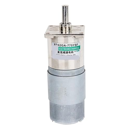 Moteur de réduction CC 12V 24V vitesse réglable 10rpm 42Ga-775