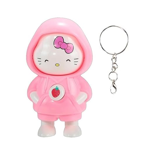 Image of WOYAX Face Changing Keychain with 3 Expressions 3D Cartoon Character ABS Toy Key Holder Unisex Keychain for Bags, Cars & Gifts Cute Action Figure for Kids & Adults