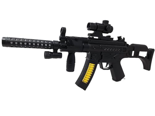 Brigamo γππ§ππ’π πΏπππ‘γ Premium HK MP5 Maschinenpistole SEK Polizei Spielzeug Pistole mit Licht & Sound - Siehe Video