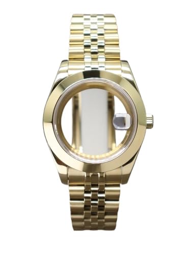 1個 36mm39mm NH35 時計ケースガラス NH35 NH36 NH38 NH34 8215 ムーブメント 28.5mm 文字盤 316L 5リンクブレスレット(Glass cover 1,36mm NH35 NH36)