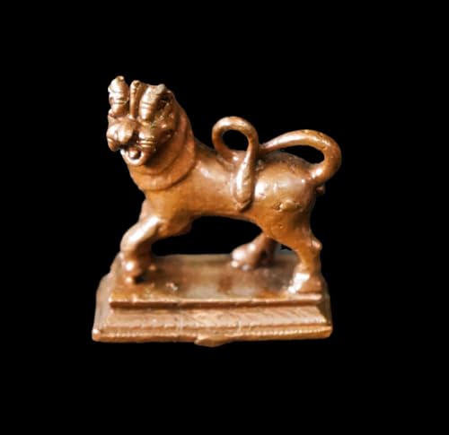 Image of Lion Murti Copper Bhagwan Ji Idol - 2.1 in - Pack of 1