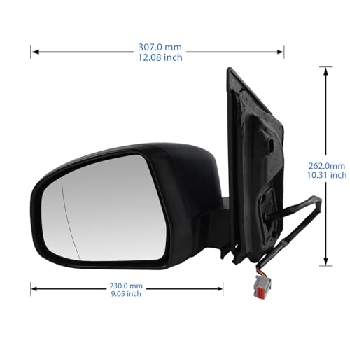 Rétroviseur extérieur gauche Focus Mk2 2008-2012 glace miroir électrique