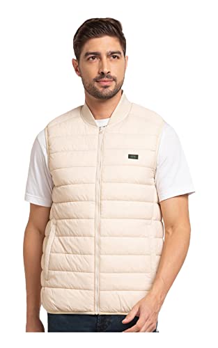 Image of Spykar Men's Polyester Solid Regular Jacket (MJK02BBSL094)
