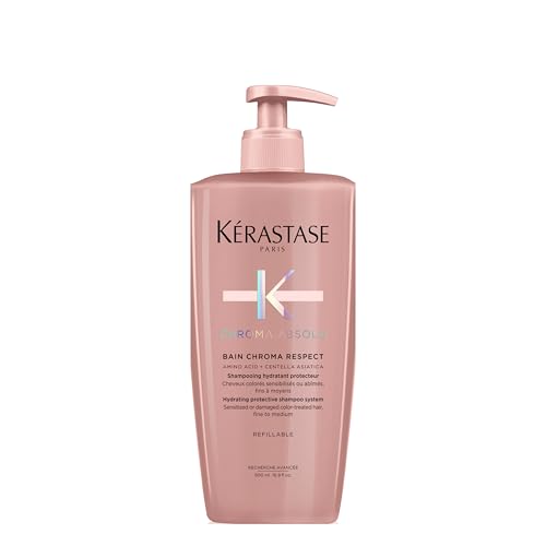 Kérastase Chroma Absolu Bain Chroma Respect Hydrating Protective Shampoo For For Sensitised or Damaged Color-Treated Hair - 500ml