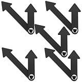 Hohopeti 5Pcs Plastic Clock Hands for DIY Classroom Projects Teaching Clock Hand Props Engaging Telling Tools for School Activities and Learning Concepts