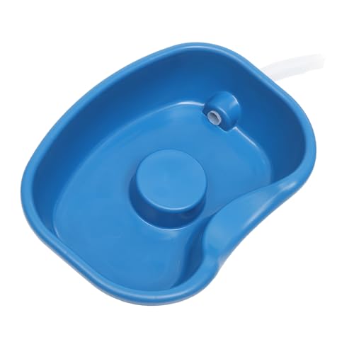 FOMIYES Thickened Medical Shampoo Basin for Easy Hair Washing Dark Blue Portable Hair Washing Basin for Elderly Bedridden and Disabled Use Shampoo Basin for Convenient Bedside