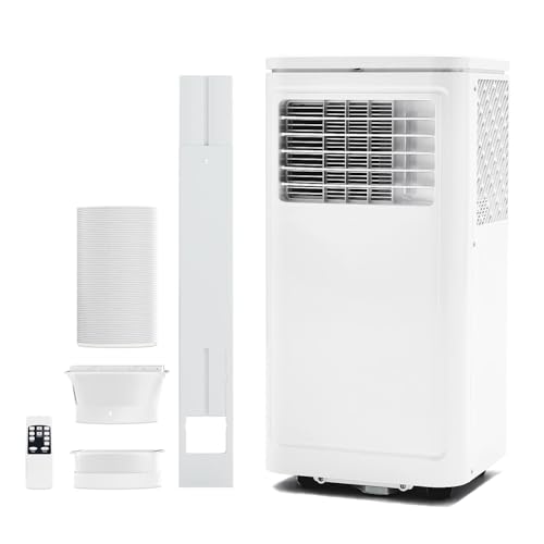 Image of 10000BTU Portable Air Conditioner Cools up to 450 Sq ft.,4-In-1 Standing AC Unit with Cooling,Dry,Sleep & Fan Modes,Remote Control,Window Kit Included