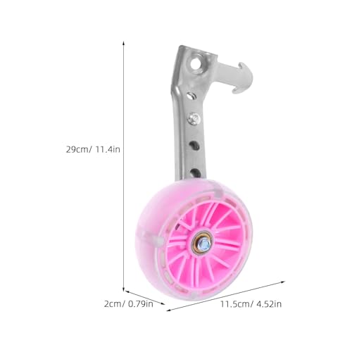 Ruedas de Entrenamiento para Bicicleta Happyyami con Rueda Trasera de Hierro de Alta Resistencia y Estabilizadores Ajustables para Mayor Estabilidad miniatura 2