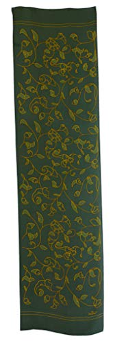 100% Silk Green Scarf brand. Premium Quality. Luxurious, Elegant, Understated. Perfect as upscale Christmas Holiday Gift/Present. St. Saint Patricks3