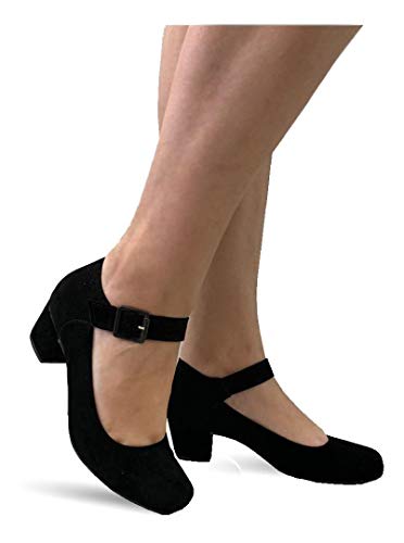 Sapato Feminino Boneca Sarah Calçados 880 (39, Preto Nobuck)