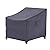 F&J Outdoors Patio Chair Covers, Deep Seat Lounge Chair Dining Chair Cover, Heavy Duty Waterproof UV Resistant Outdoor Chair Cover, Grey, 35" W x 39" D x 36" H
