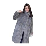 OFTBUY Lammwolle Echtpelz Mantel Herbst und Winter Frauen Schafschur Oberbekleidung Lose Dicke Lange Streetwear-1kpK