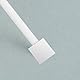 stonylab Platinblech Elektrode Lab, 99,99% Reinheit 15x15x0,1mm Pt Plattenelektrode Platin Foli Enelektrode mit PTFE Körper