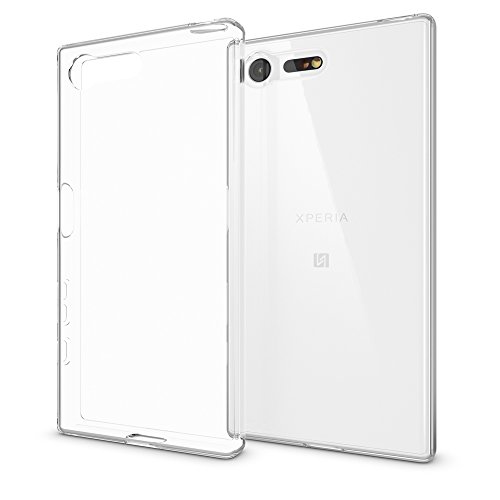 NALIA Coque Silicone Transparente pour Sony Xperia X Compact - Anti-Jaunissement & Antidérapante -...