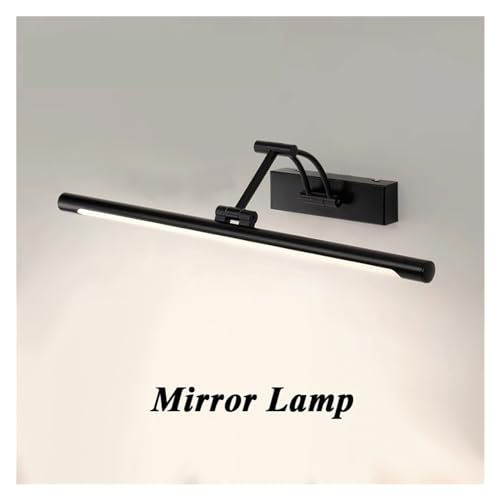 Applique murale miroir salle de bains LED blanche 46cm avec bras pliable - 2