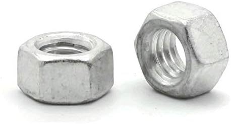 Aluminum Hex Nuts UNC Coarse Thread Hex Finish Nuts 3/8"-16 QTY 100