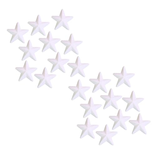 EXCEART 20pièces Décorations De Noël Étoiles Mousse Pendentifs DIY Artisanat Créatif pour Sapin Fête Et Décoration Intérieure