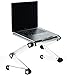 Soporte portátil y ajustable de aluminio para portátiles, Notebooks y Macbooks con ventiladores para CPU, de peso ultraligero, ergonómico, bandeja para la cama, posición parado o sentado