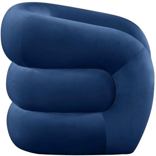 Sillón Contemporáneo Velvet Azul miniatura 4