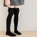 Pyasuye Kids Knees High Socks with Bowknot Girls Fashionable Over The Knee Socks Children Long Sock Upgrades for Daily Wear
