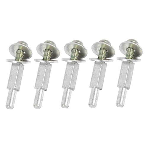 OSALADI Grinding Wheel Mandrel Adapter 5 Pcs 6mm Polishing Wheel Shanks Sturdy Steel Screw