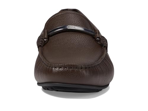 Image of BOSS Men's Noel Grain Leather Tonal Loafer Shoe