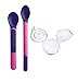 MAM Couverts d'apprentissage 6+ mois, set de 2 cuillères, première cuillère bébé souple et thermosensible, couvert bébé avec étui de transport – coloris aléatoire