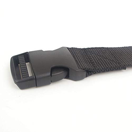 TopHomer Cinto masculino Web Nylon Webbing Canvas Outdoor Casual Cinto Sem Fivela de Plástico de Met