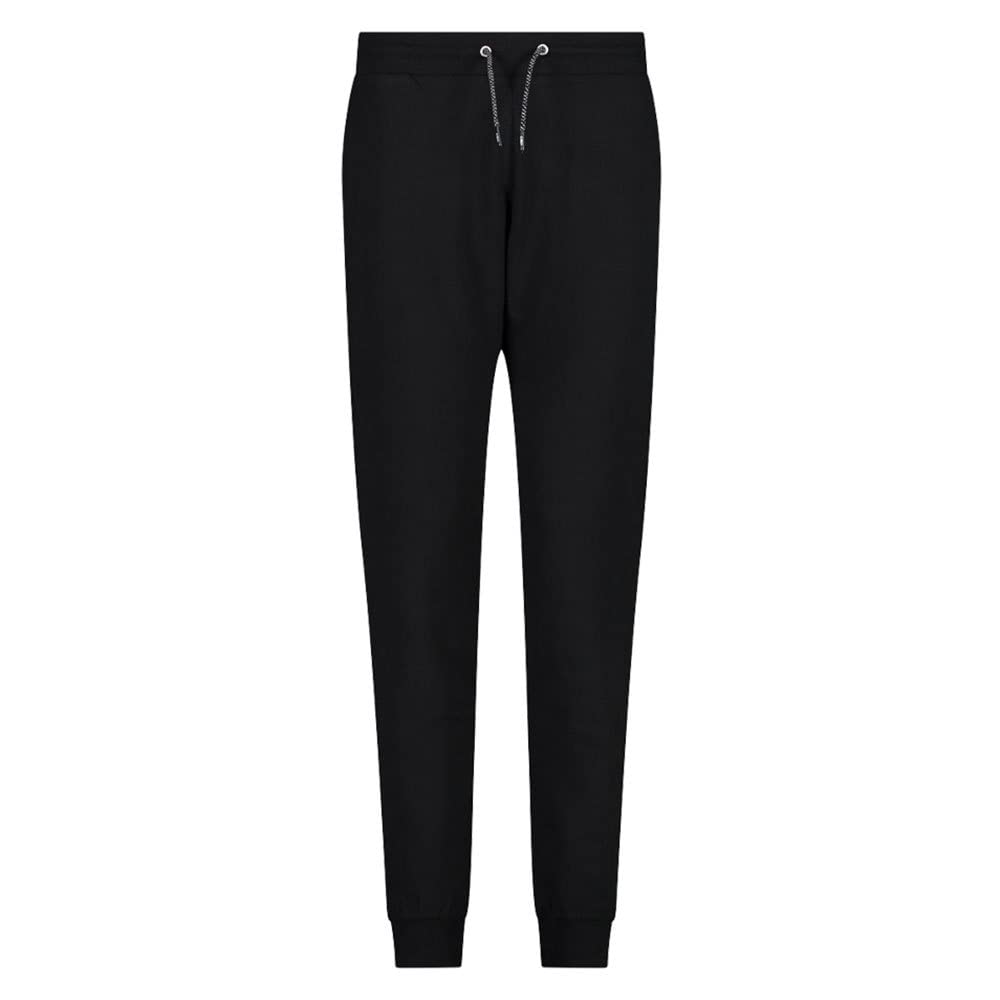 CMP Strecth French Terry Long Pant, Woman, Black, 44