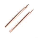 2PCS Spot Welder Electrode Tip, Aluminum Oxide Copper Needle for Lithium Battery, 50x3mm Double-End Welding Pen for Nickel Strip, Galvanized Steel, DIY Battery Pack