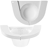 BeHerk Urine Hats for Toilets, Specimen Collection Pan, 27oz/800cc Universal Toilet Hats to Catch Urine, Pee Urinal Sample Cup Containers for Women and Elderly, Pack of 6