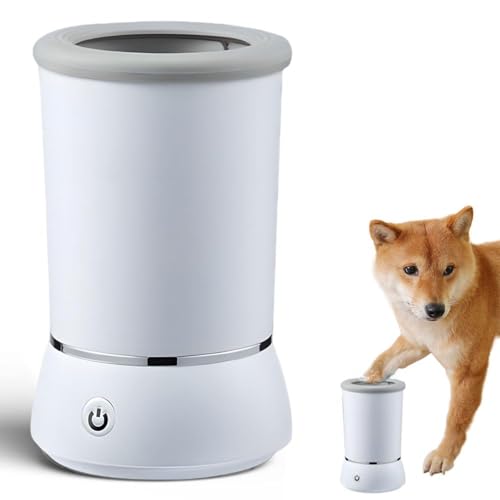 Automatic Dog Paw Cleaner Cup, Electric Portable Dog Paw Washer, ...