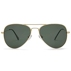 B | Gold Frame| G15 Green Mirrored Lens