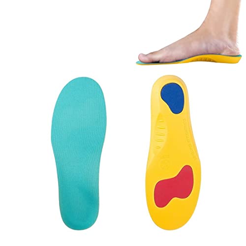 LICHUANUK solette ortopediche per bambini, memory schiuma cuscinetti per scarpe, soletta arco supporto per piedi piatti, pronazione, fascite plantare, aiuta ad alleviare il dolore al piede