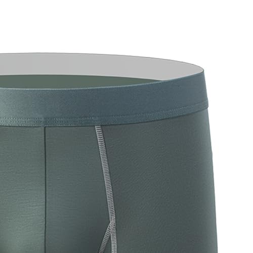 Men's Boxer Briefs Sport Plus Size Soft Comfortable Breathable Solid Color Underwear3