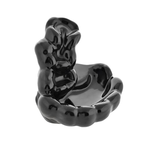 Image of Ceramic Backflow Smoke Fountain Incense Holder for Home Decor Gifts with 20 Smoke Cones by Craftam
