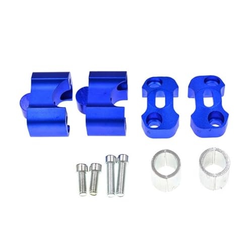 Riser guidon réglable bleu anti fatigue adaptateur de rallonge 22-28 mm pour éliminer les douleurs