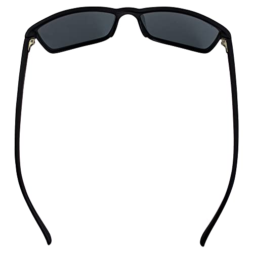 Epoch Eyewear Murphy Sport Fashion Motorcycle Riding Sunglasses Black with Smoke Polarized Lens4