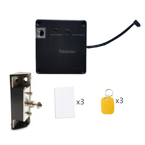 Invisible Electronic Cabinet Lock Kit Set Hidden DIY Lock with USB Cable for Wooden Cabinet Drawer Pantry Locker RFID Entry