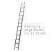 Produktbild Aluminium Schiebeleiter 2-teilig 2 x 14 Stufen