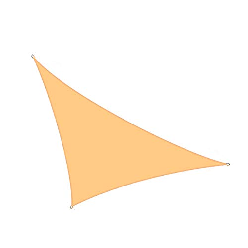 Voile d'ombrage jardin triangle droit pour ombrager un coin repas sur la terrasse