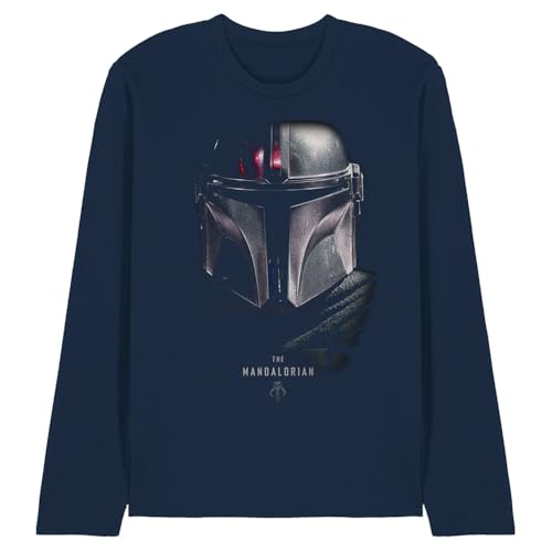 T-Shirt Star Wars Mandalorian à manches longues pour adulte look geek