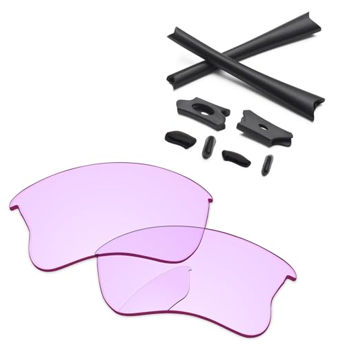 Image of Replacement Lenses & Rubber Kits for Oakley Flak Jacket XLJ OO9009 63mm - Precision Fit, UV Block, Impact Resistant