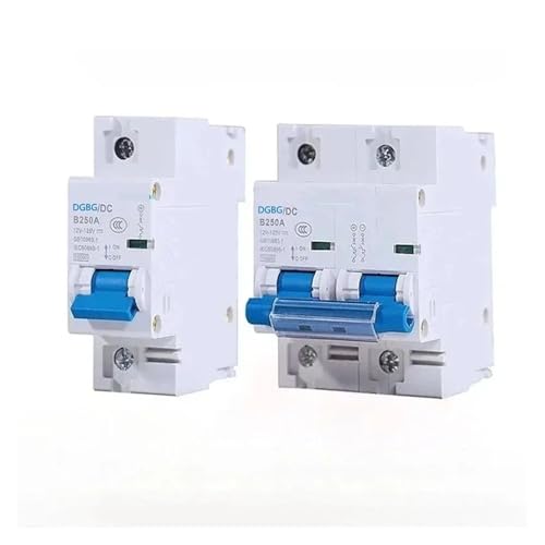 Disyuntor solar 150A de dos polos e interruptor de protección contra cortocircuitos en paneles de 48V 2