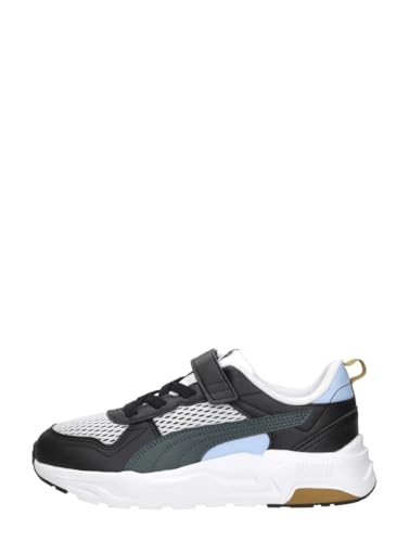 PUMA Trinity 2 LT Run Fun AC+ PS Sneaker, White-Green Terrain Black, 31 EU