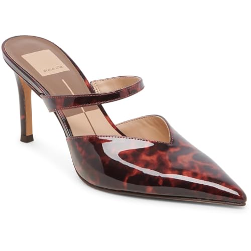 DOLCE VITA Womens, Kanika, Tortoise Patent Leather, 8
