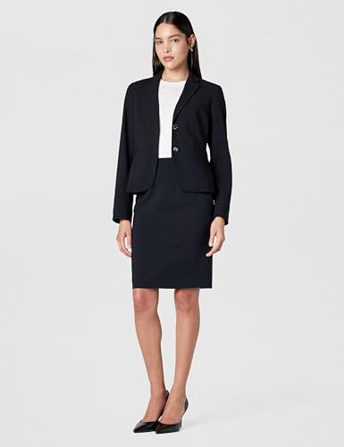 Image of Calvin Klein Womens Centerback Zipper Velvet Wear to Work Suits Skirt