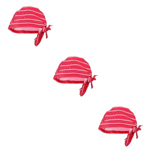 DEARMAMY 3 Piezas Gorro De Cocinero De Restaurante Gorra De Catering De Cocina Sombrero De Catering De Cocina Cocinar Gorro De Pelo Gorra De Beisbol Abrigo De Cocinero Tapa Sombrero Algodón