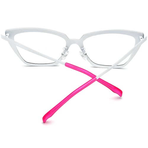 Image of FONEX Colorful Pure Titanium Glasses Frame Women Retro Round Eyeglasses