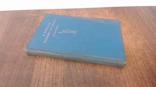 A Popular History of France B000K037VE Book Cover
